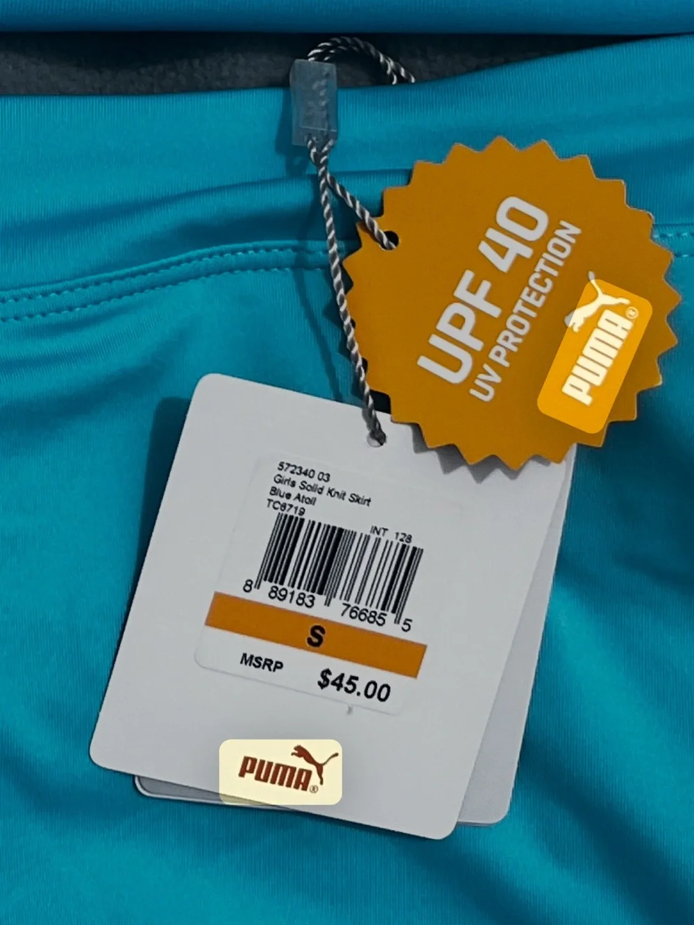 Puma Kids' Matching Active Sets - Fuchsia & Teal - Picture 4 of 6